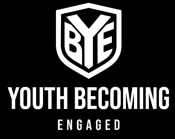 Youth Becoming Engaged logo representing a youth mentoring and development organization